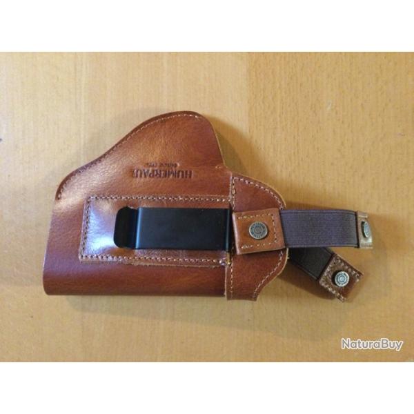 Holster en cuir haute qualit couleur clair pour colt 1911 , l arme n est pas  vendre