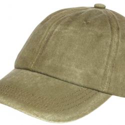 Casquette Baseball Verte en Coton Delave Vintage Fliep Taille unique Vert