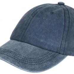 Casquette Baseball Bleu Marine Coton Delave Retro Fliep Taille unique Bleu