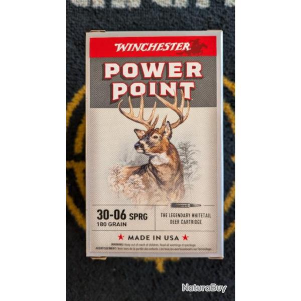 Winchester 30.06 PowerPoint 150gr x4 botes