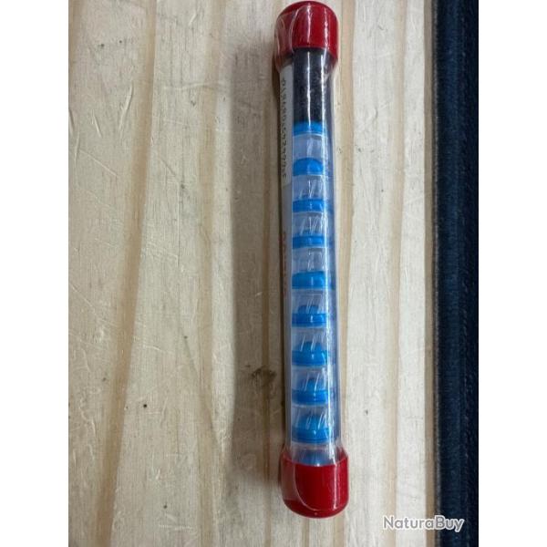 Lot de 28 tubes de 10 billes prcision craie  ailettes t4E calibre 50