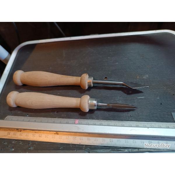 Armurier crossier outil a quadriller professionnel pour quadrillage des crosses lot n1