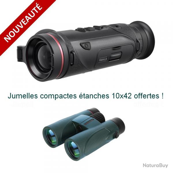 HIKMICRO FALCON FQ35 2.0 - Monoculaire de vision thermique + Jumelles 10x42 offertes !