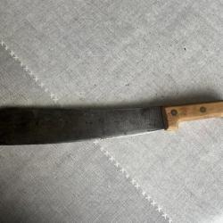 SUPERBE MACHETTE DE TIRAILLEUR FRANCAIS SAUT DU TARN 1918 EN BON ETAT.