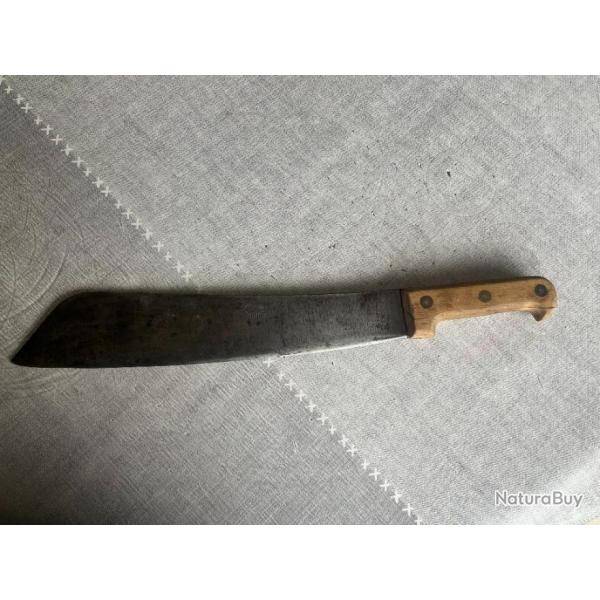 SUPERBE MACHETTE DE TIRAILLEUR FRANCAIS SAUT DU TARN 1918 EN BON ETAT.