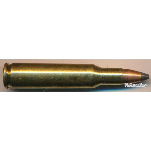 (10214) UNE BELLE CARTOUCHE DE CHASSE .222 Rem par Winchester Demie blinde