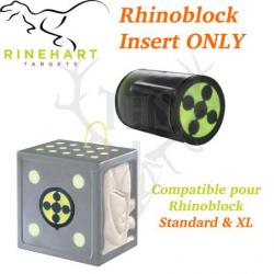 RINEHART RhinoBlock cible bloc solide et confortable pour le tir à l'arc, convient pour lames de cha