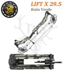 Mathews LIFT X 29.5 - Arc Compound Ultra-Léger Puissance & Précision 348 FPS 50-60# Gaucher Kuiu Ver