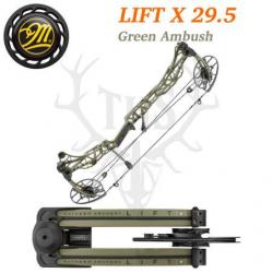 Mathews LIFT X 29.5 - Arc Compound Ultra-Léger Puissance & Précision 348 FPS 50-60# Gaucher Green Am