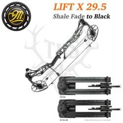 Mathews LIFT X 29.5 - Arc Compound Ultra-Léger Puissance & Précision 348 FPS Gaucher 55-65# Shale Fa