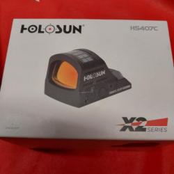 Viseur point rouge Holosun HS407C X2 2 MOA