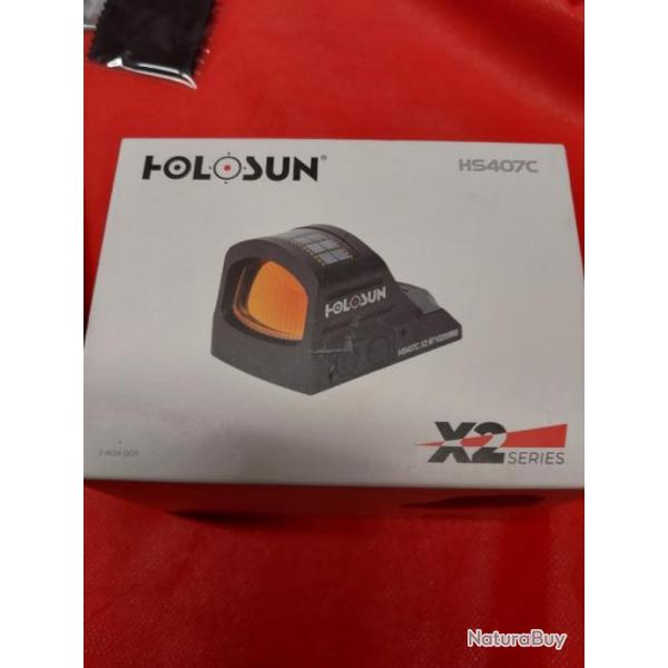 Viseur point rouge Holosun HS407C X2 2 MOA