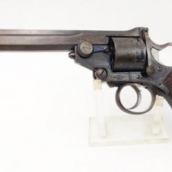 REVOLVER A SYSTEME DE BRISURE WEBLEY / PRYSE CALIBRE 38 - 380 VENDU PAR I. HOLLYS & SONS LONDON - GB