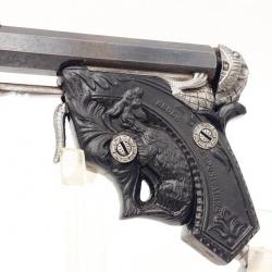 RARE PISTOLET A PERCUSSION INVENTION DE HENRI DELVIGNE A PARIS 1850 / 1855 LEPAGE FRERES SEULS DEPOS