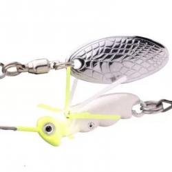 Spinnerbait Spro Larva Micro Spinnerbait 7gr UV pearl