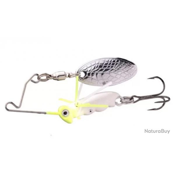 Spinnerbait Spro Larva Micro Spinnerbait 7gr UV pearl