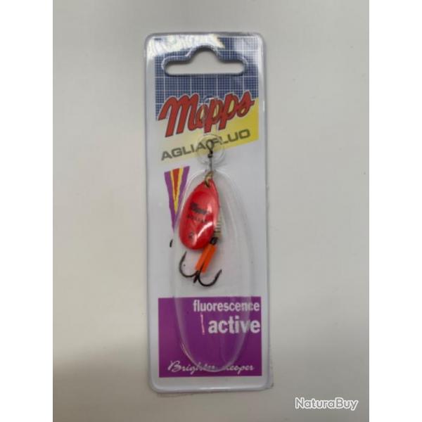 Cuillre tournante Mepps aglia fluo taille 2 4,5g rouge