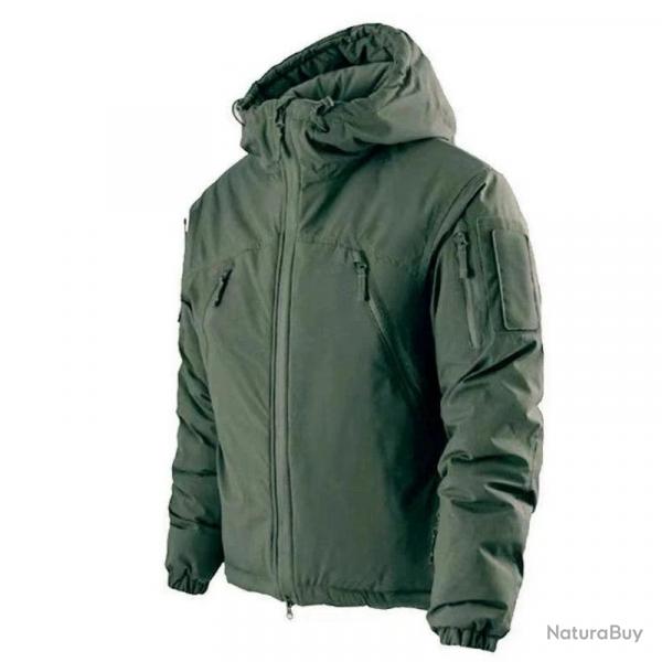 2.0 Upgrades Tactical Jacket Men Outdoor Hiking Windproof Warm Hooded Windbreaker Coat Camo Cotton C