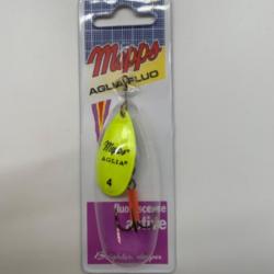 Cuillère tournante Mepps Aglia flip taille 4 9g jaune