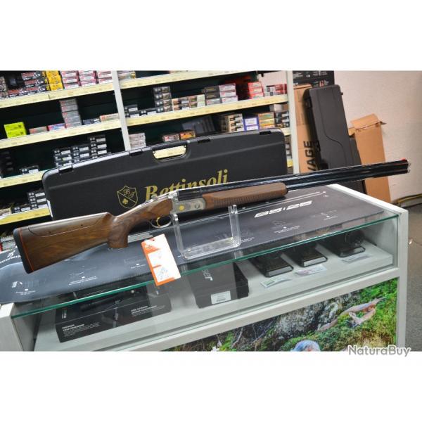 FUSIL SUPERPOSE DE TRAP BETTINSOLI X8 TRAP BUSC REGLABLE 12/76 CANON DE 76 CM CI NEUF