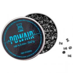 500 Plombs plats 4.5 mm 0.47g | Powair (0000 1511)