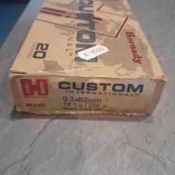 Balles 9,3x62 hornady interlock sp 18,5g /286gr . X 17 Balles.