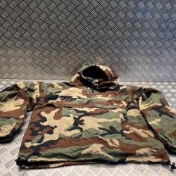 veste anorak coupe-vent mil-tec winter camo taille m interieur polaire