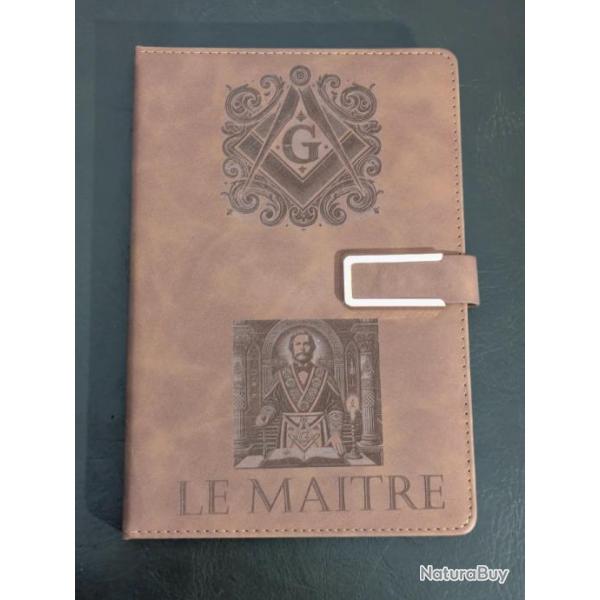 Carnet grav sceau maonnique Le Matre - Franc-maonnerie sotrisme templier