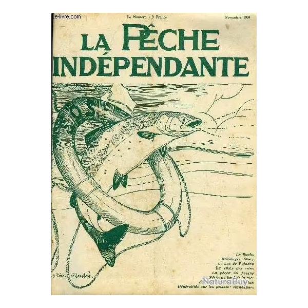 Revue La Peche Independante N 69 Novembre 1934