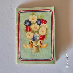 Rare, petit calendrier 1946 Au Bon Marché,