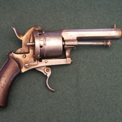 Revolver belge de type Lefaucheux - Baguette "à boule" (A600)