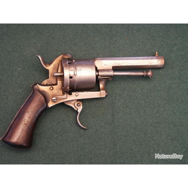 Revolver belge de type Lefaucheux - Baguette " boule" (A600)