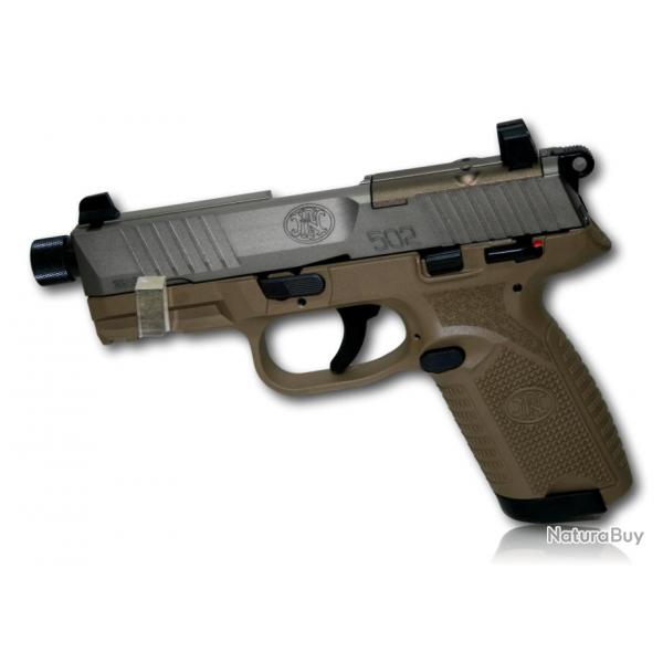 PISTOLET BROWNING FN 502 FDE 22LR