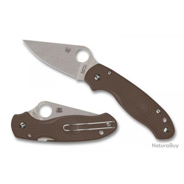 Spyderco C223PBN15V Para 3, Brown FRN, SPRINT 24