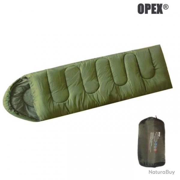 Sac de couchage OPEX confort, vert arme