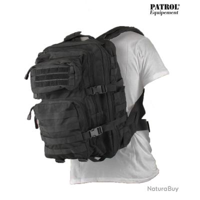 Sac à dos tactique noir 26L - Blake - Solide et compact