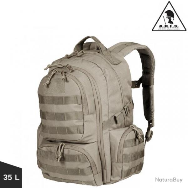 Sac  dos 35l Ares, cl : Sable, type musette arme FR