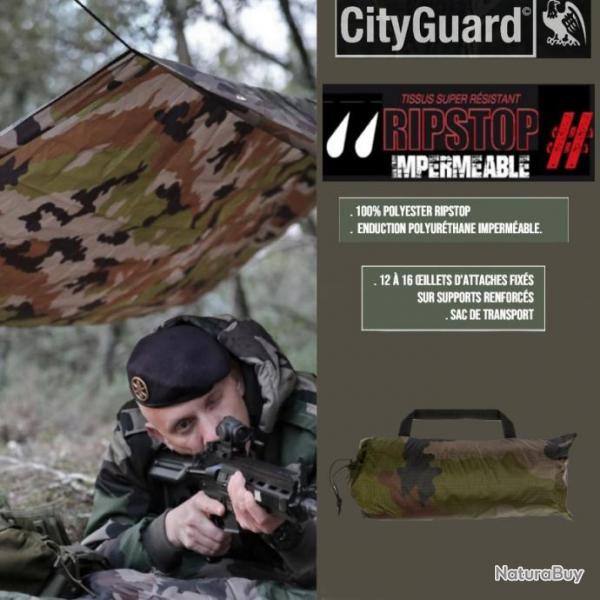 Bche militaire ripstop 3x3M, Cityguard, (camo CE)