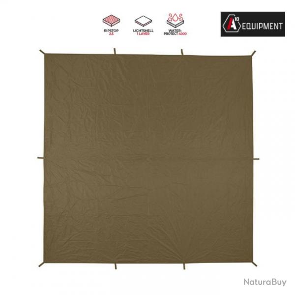 Bche Terrain Vert Olive, 3 x 3 m