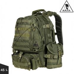 Sac a dos Cougar 45L, Ares, cl : Vert armée (sur-sac pluie inclus)