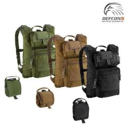 Sac à dos de secours pliant 25 litres, (noir, sable ou vert) Vert armée