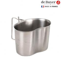 Quart inox original armée française, De Buyer