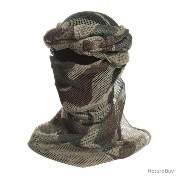 Chche charpe filet militaire, camouflage fort