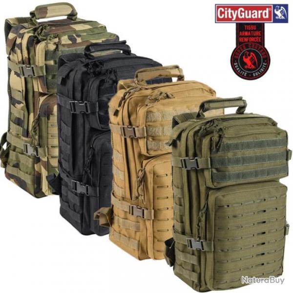 Sac  dos 30 litres, Cityguard, (4 coloris au choix) Camouflage Centre Europe