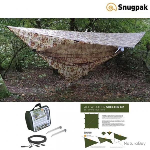 Bche 3 x 3 m Camo (type multicam) - Snugpak