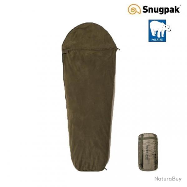 Doublure Polaire paisse Snugpak pour sac de couchage, avec ZIP, vert olive