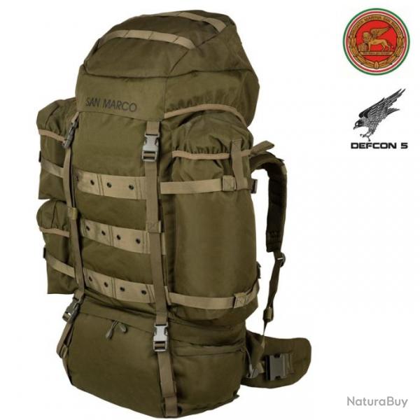 Sac  Dos DEFCON 5(TM) San Marco 120L, orig : surplus FS italiennes Vert arme