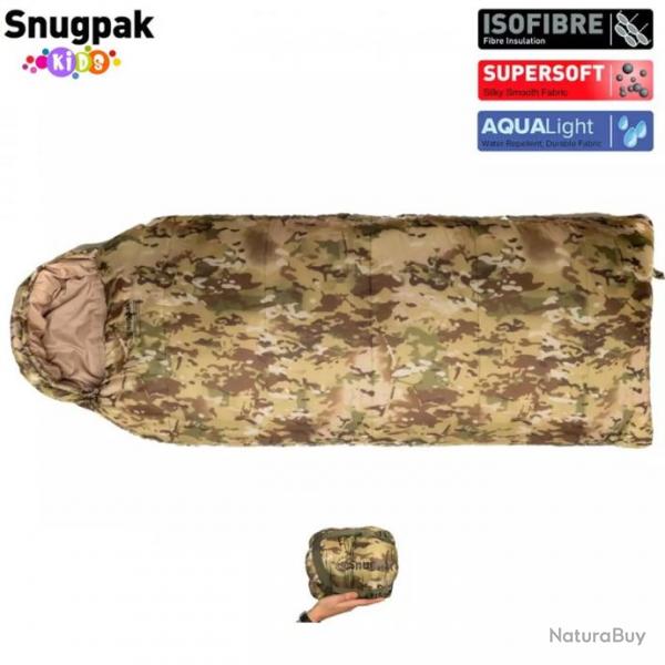 Snugpak Explorer Kids (sac de couchage pour enfant) - Camo Type Multicam Multicam