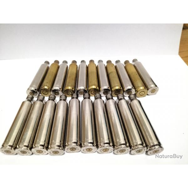 Lot de 20 Douilles de 7 Remington Magnum.