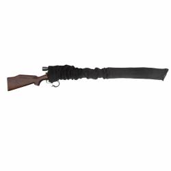 CHAUSSETTE FUSIL DE CHASSE AVEC TRAITEMENT AU SILICONE - NOIR - 140CM - LIVRAISON GRATUITE